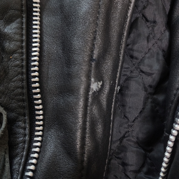 Vintage Verducci Black Leather Fringe Jacket - Picture 6 of 12